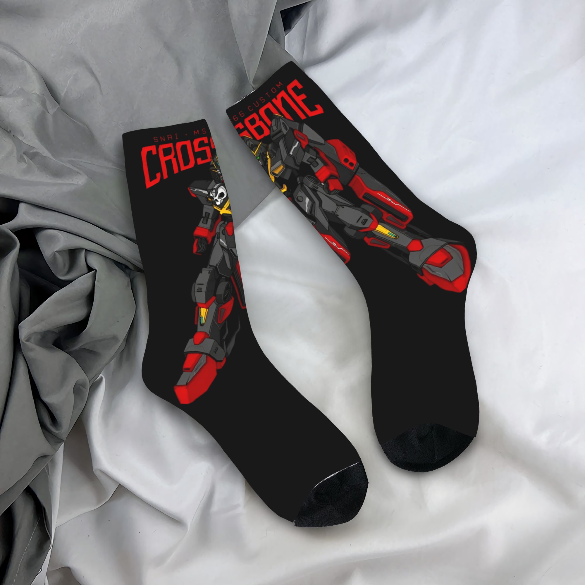 Anime Merchandise For Men - ถุงเท้าลายการ์ตูนโมบายสูทกันดัม สำหรับผู้ชายและผู้หญิง ถุงเท้าอุ่น นุ่มพิเศษ