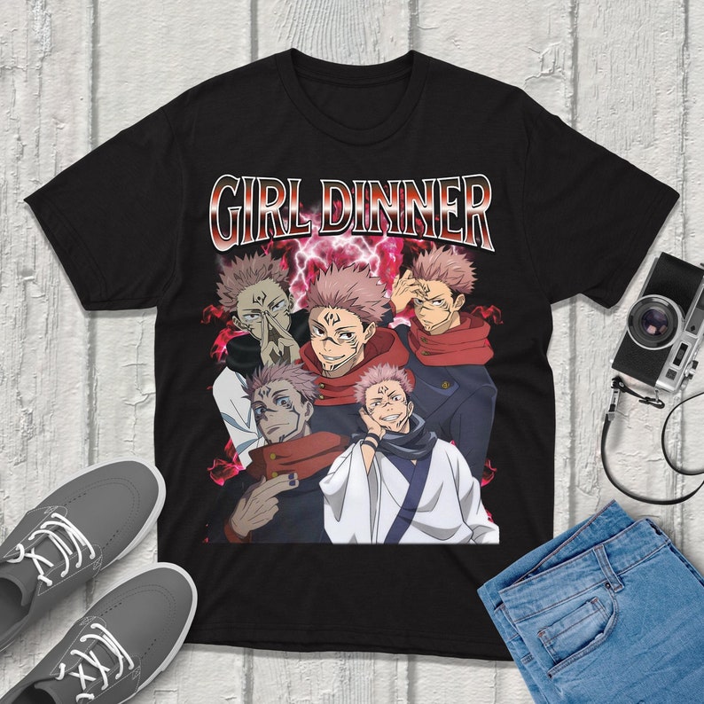 Anime Merchandise For Men - Sukuna Jujutsu-Kaisen เสื้อยืด Streetwear คุณภาพระดับพรีเมียมเครื่องแต่งกาย fanmerch