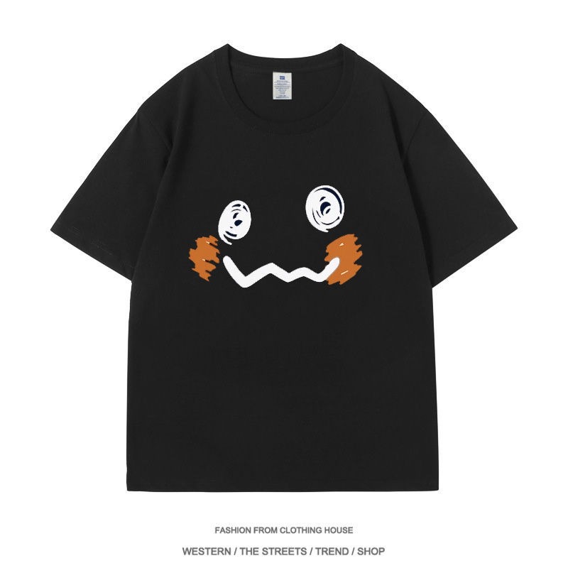 Anime Merchandise For Men - เสื้อยืดคอลเลคชั่นมิกิ คิว,สินค้าการ์ตูนและอนิเมะมินิฮิลล์, เสื้อผ้า MClothes แขนสั้น, อีโมติคอน,