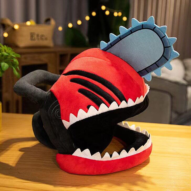 Anime Merchandise For Men - หมวกคอสเพลย์ Chainsaw Man ของสะสมอนิเมะ Pochita Chainsaw