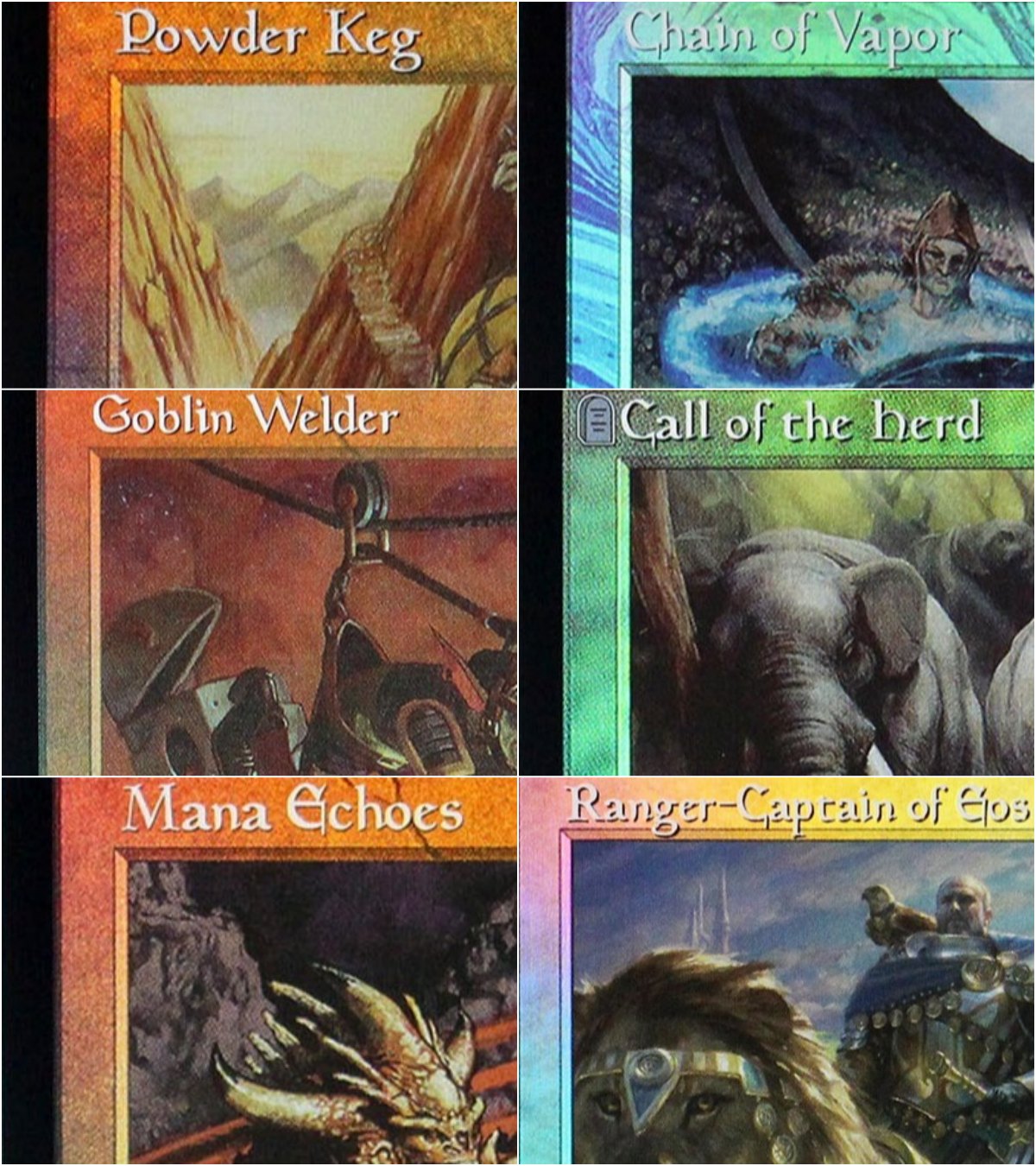 Themed Playing Card - การ์ด Foil 'Call of the Herd/Chain