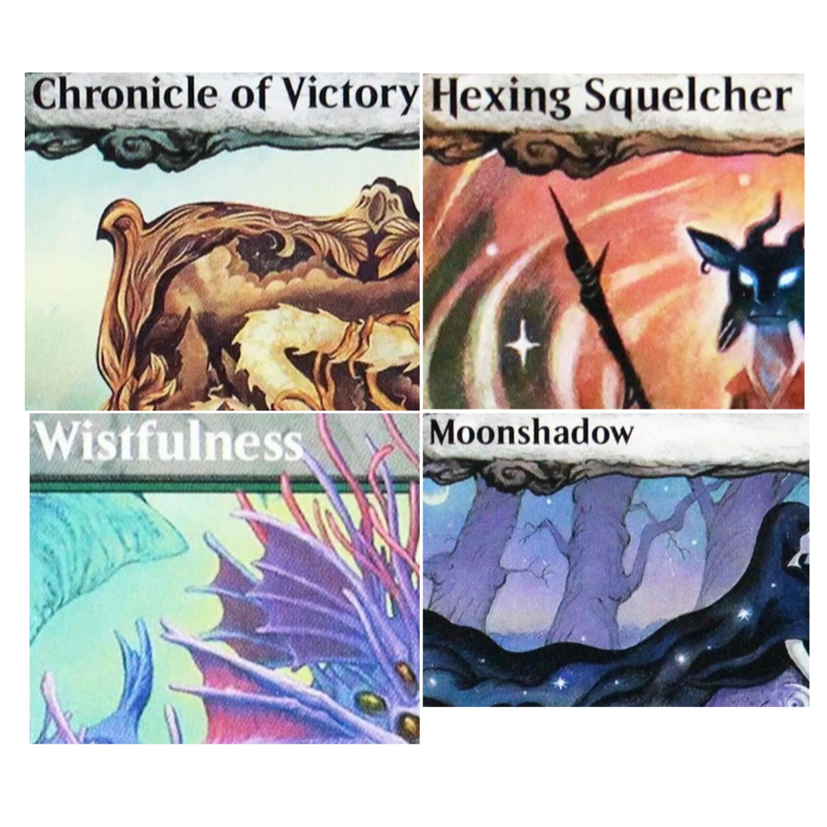 Themed Playing Card - การ์ด ECL 'Hexing Squelcher/Wistfulness/Vibrance' TCG M