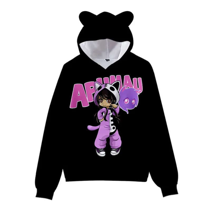 Anime Merch Hoodie - เสื้อฮู้ดเด็ก Aphmau Merch ปี 2026 สำหรับเด็กชายและเด็กหญิง