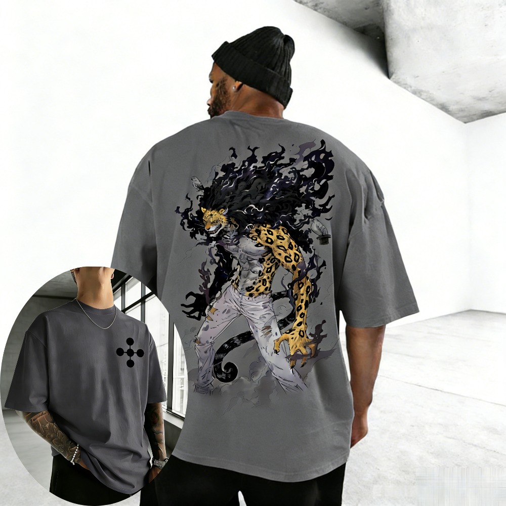 Anime Merchandise Store Japan - เสื้อยืดคอตตอนลายอนิเมะสุดฮิตประจำฤดูร้อนปี 2026 รุ่น Rob Lucci แบบ