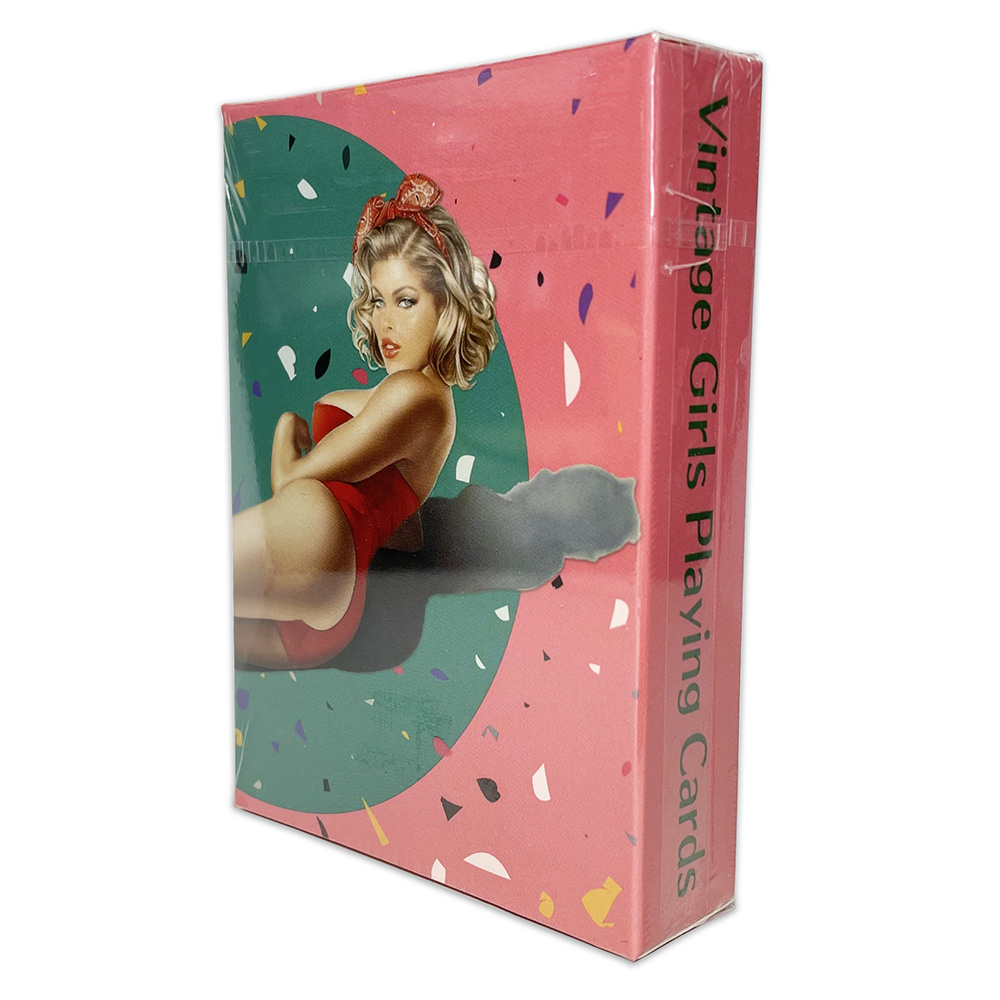 Themed Playing Card - บิกินี่ผู้หญิงสวยเซ็กซี่อเมริกาแบบย้อนยุคไพ่โป๊กเกอร์สำหรับเด็กผู้หญิงน่ารักคอลเลกชันคลาสสิกย้อนยุควินเทจไพ่โป๊กเกอร์