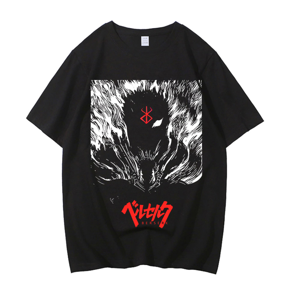 เสื้อยืดอนิเมะ Berserk ลายพิมพ - Anime Merchandise Store Japan บทวิจารณ์และราคา