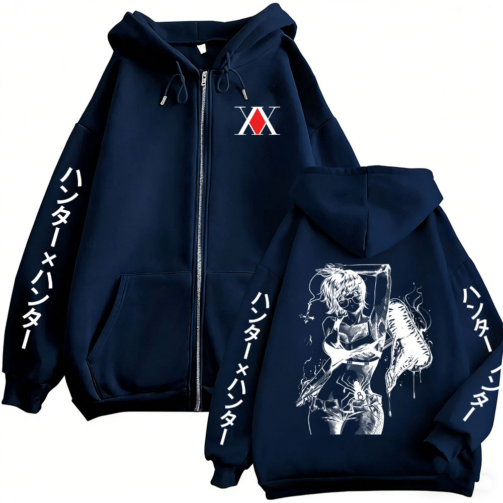 เสื้อฮู้ดซิปอนิเมะ Hunter X Hu - Anime Merch Hoodie บทวิจารณ์และราคา