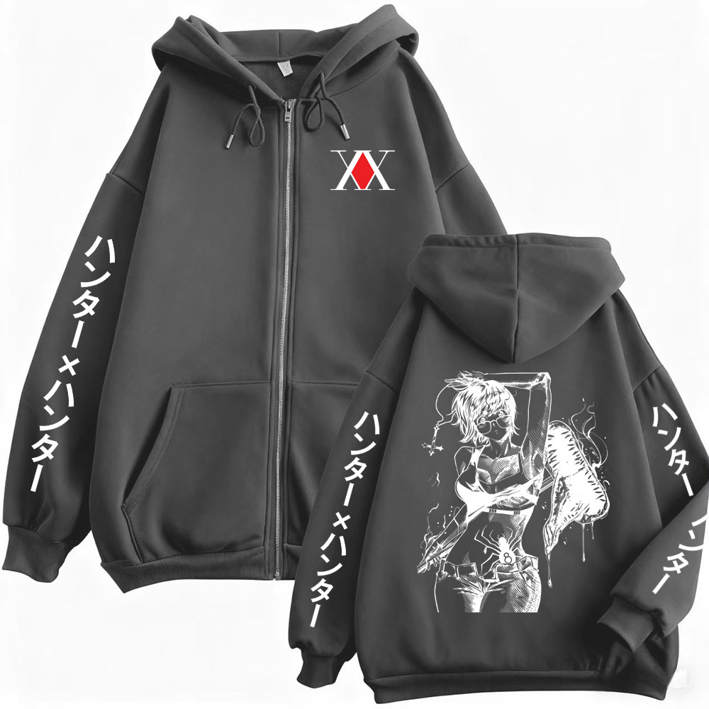 เสื้อฮู้ดซิปอนิเมะ Hunter X Hu - Anime Merch Hoodie บทวิจารณ์และราคา