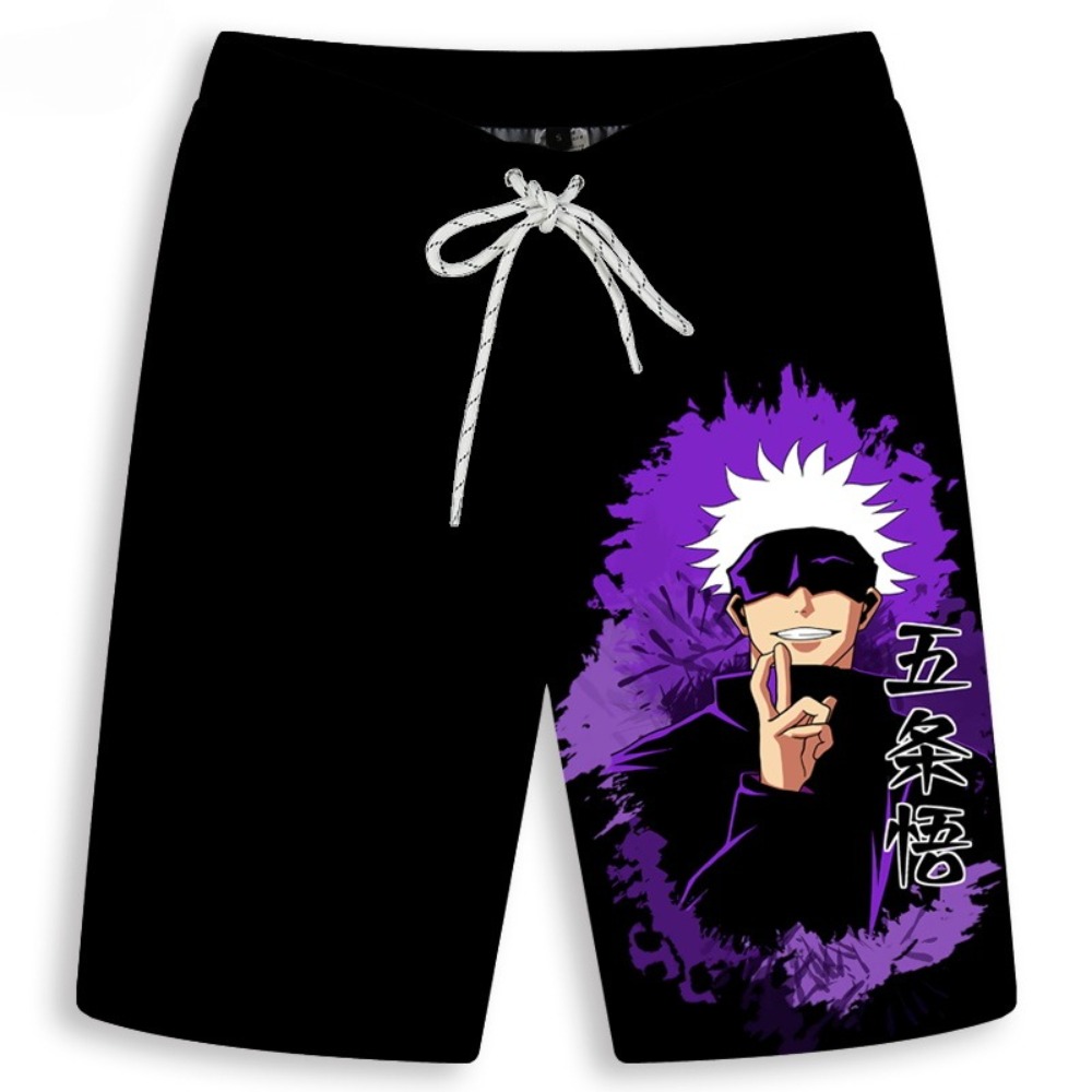 กางเกงขาสั้นพิมพ์ลายโกโจ ซาโตร - Anime Merchandise Store Japan บทวิจารณ์และราคา