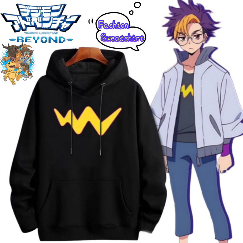 เสื้อฮู้ดแฟชั่นลายการ์ตูนดิจิม - Anime Merchandise Hoodie บทวิจารณ์และราคา