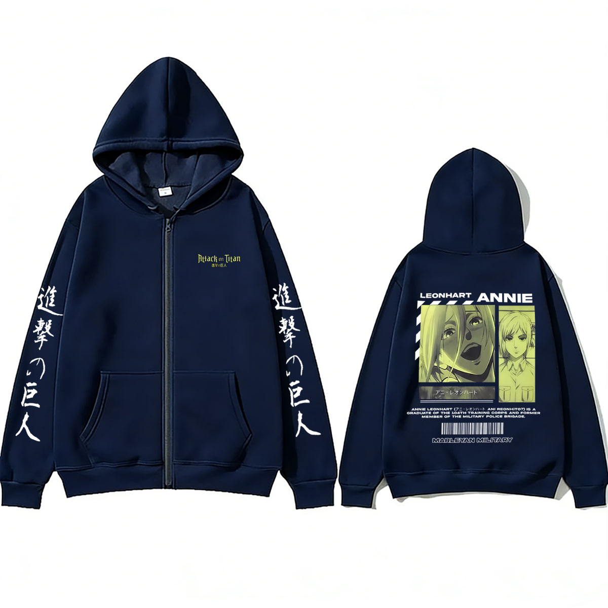 เสื้อฮู้ดซิป Attack on Titan ล - Anime Merch Hoodie บทวิจารณ์และราคา