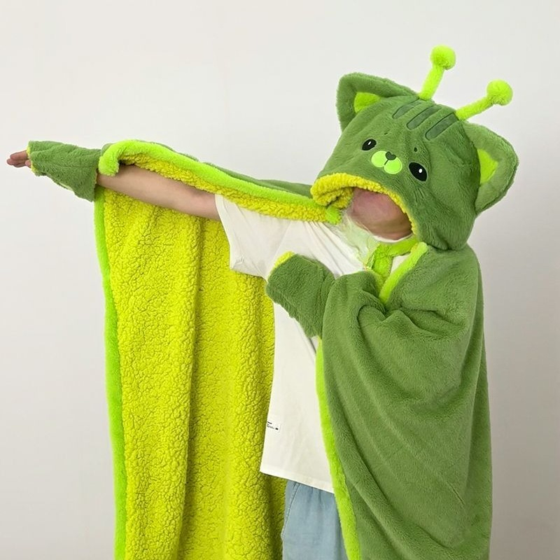 เสื้อฮู้ดดี้พร้อมผ้าคลุมไหล่ลา - Anime Merchandise Hoodie บทวิจารณ์และราคา