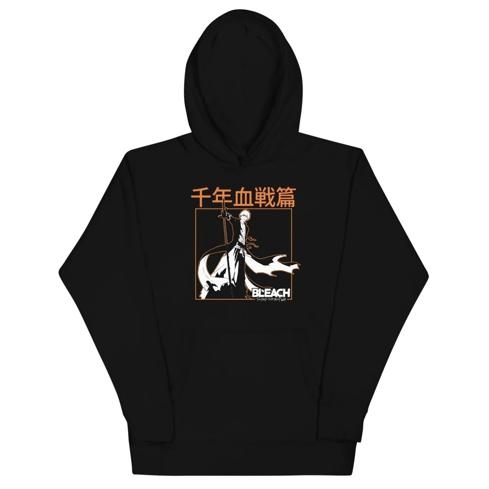 เสื้อฮู้ดลายกราฟิก BLEACH คุโร - Anime Merchandise Hoodie บทวิจารณ์และราคา